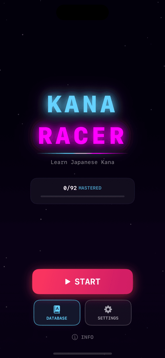 Kana Racer screenshot 1